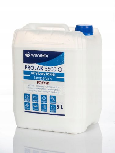 Vernis acrylique Wenekor Prolak 6000 M, transparent mat, 10 l