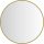 Bathroom mirror glass door wall mirror 80 cm gold