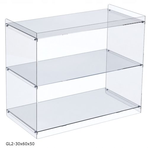 Display cabinet, bookcase, shelf, showcase 30x60x50cm made of PLEXI