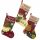  SET OF 3 X CHRISTMAS SOCKS FOR GIFTS 3D XXL