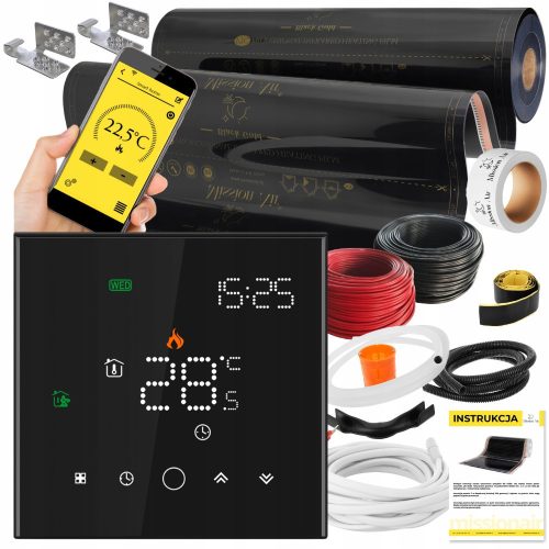 SET foil heating mat INFRARED 12m² 160W