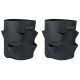  Parkside flower pots 42x35x42 cm black 2 pcs.