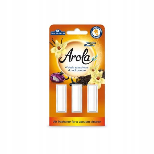  Arola Vanilla Vacuum Cleaner Fragrance Inserts, 3 pcs.