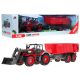  LARGE REMOTE CONTROLLED TRACTOR WITH REMOTE CONTROL TRAILER