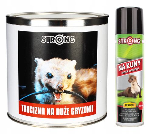 Animal Repellent Poison, Poison Strong against Moles, Martens, Mice and Rats + Strong repellent against martens