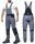 Long work trousers Ardon Work dungarees H6098 light grey size 46