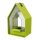  Green birdhouse with ~emsa~ feeder