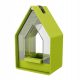  Green birdhouse with ~emsa~ feeder