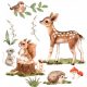  Wall stickers for children FOREST ANIMALS