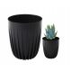  Flowerpot Lamela 25 cm x 25 x 29.7 cm diameter 25 cm plastic black