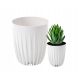  Flowerpot Lamela 29.7 cm x 25 x 29.7 cm diameter 25 cm plastic white