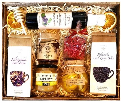  GIFT BASKET SYRUP FRUIT IN SYRUP CONFI HERBA