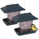  2x BIRDS hanging feeder for grain feed