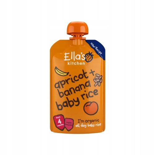  Ella's Kitchen BIO Rice for kids, banana and apricot