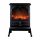 Freestanding fireplace with heating function, electric Aga, black, 1800 W, 40 x 55 x 27 cm