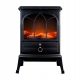 Freestanding fireplace with heating function, electric Aga, black, 1800 W, 40 x 55 x 27 cm