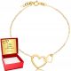  Euphoria Bracelet 585 Two Hearts Gold 17 cm