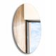 Bathroom mirror Alasta oval wall mirror 500 x 700 mm