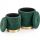  Padded pouf by Halmar in shades of green