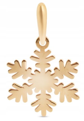  GOLDEN BEAUTIFUL SNOWFLAKE PENDANT WINTER 333