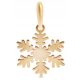  GOLDEN BEAUTIFUL SNOWFLAKE PENDANT WINTER 333