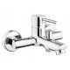 Invena Dafni single-lever wall-mounted bathtub, chrome