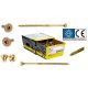 Vis de charpentier pour bois Domax 310509 5x90 mm or 200 pièces