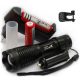  Ultrafire ZOOM CREE XML Flashlight 2000lm + 2 Batteries + Accessories