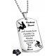  GIFT FOR BROTHER NECKLACE DOG TAG ENGRAVING