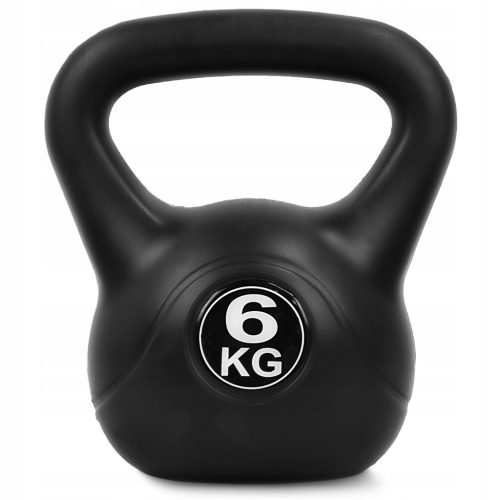  Kettlebell 4FIZJO 6 kg black