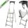 KADAX ladder 2.75 m aluminum 1 x 4 up to 125 kg