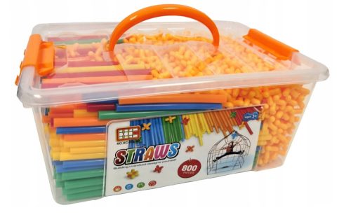  STICKS, BUILDING BLOCKS, STRAWS SET 800-pcs