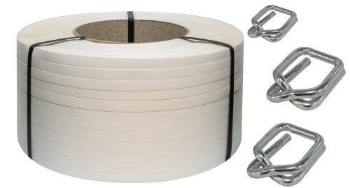 16 mm PACKAGING TAPE SET FOR FLASHING PALLET BELTS