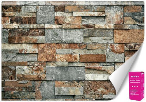 Photo wallpaper 3D Loft Brick Stone 200x140