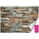 Photo wallpaper 3D Loft Brick Stone 200x140