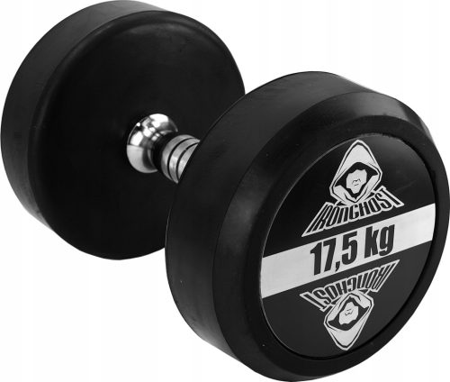  Ironghost coated/rubberized fixed dumbbells 1x 17.5 kg