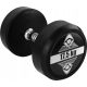  Ironghost coated/rubberized fixed dumbbells 1x 17.5 kg