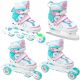  Patins à roues alignées patins à roulettes 4en1 RAVEN Lia 27-30 roue LED