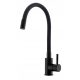 Moderno Elba freestanding kitchen faucet, black