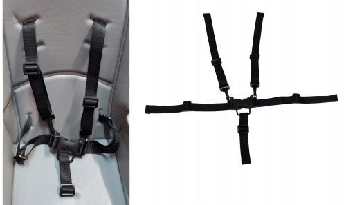  5-point harness for a chair, a stroller, a car seat