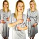  Evila-Shop nightdress gray size S