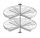  Basket, rotating shelf, diameter 690 mm, chrome effect REJS NOVA