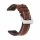  Leather watch strap 22mm brown + spring bars