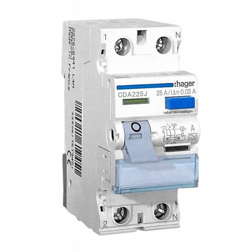 Hager 400 V IP20 25 A residual current circuit breaker