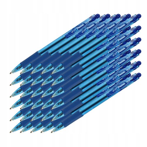  Blue Pentel retractable ballpoint pen