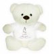  TEDDY BEAR WITH NAME CHILD'S GIFT ONE YEAR OLD CHRISTMAS brown