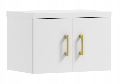 Hanging bathroom cabinet MARKUS 60 GOLD HANDLES