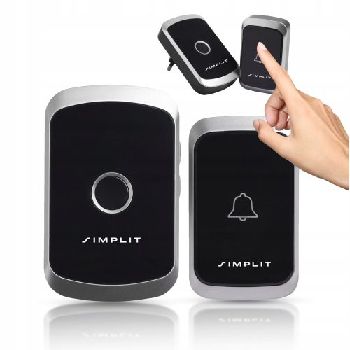 Simplit A2 wireless doorbell 280 m 110 dB