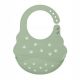  BABYONO SILICONE bib with fastener for feeding