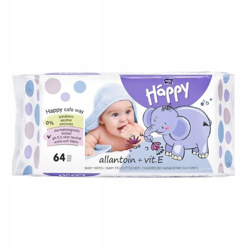  WET WIPES with vitamin E Bella Baby Happy 64 pcs.